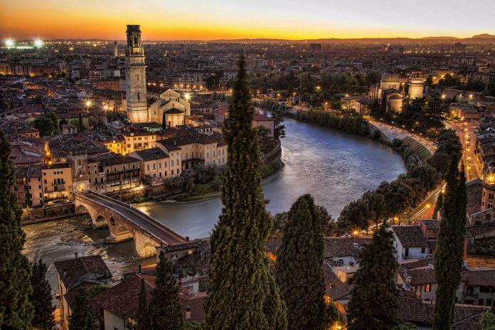 Verona Veduta Castel San Pietro