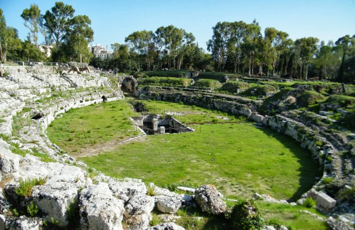 16 Siracusa Parco Archeologico Neapolis Anfiteatro Romano