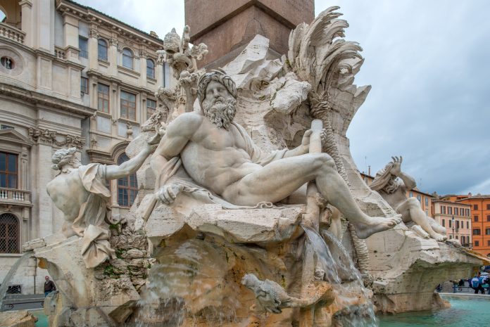 Roma Fontana dei Quattro Fiumi