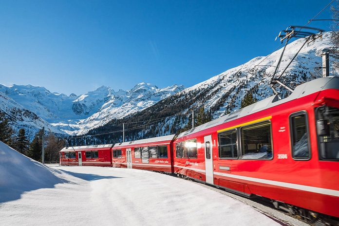 Treno rosso del Bernina