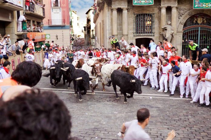 Pamplona corsa tori