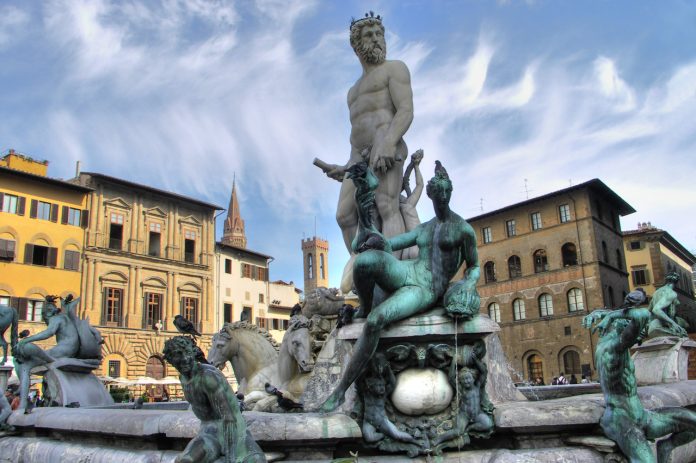 Firenze Fontana del Nettuno