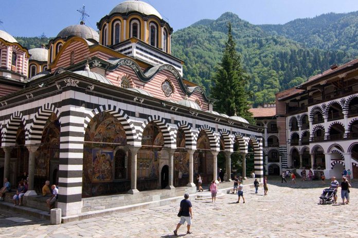 Monastero ortodosso Rila Bulgaria